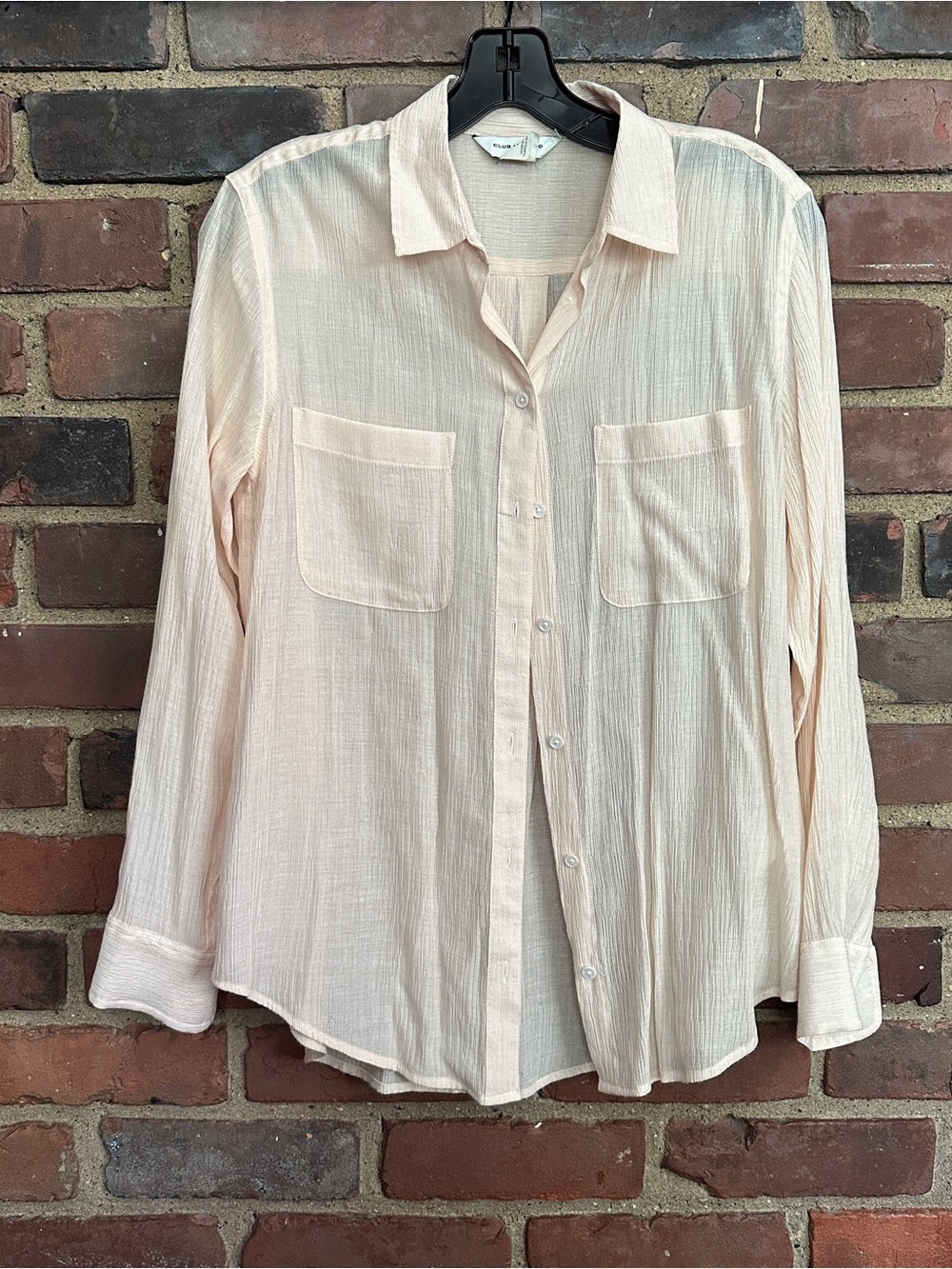 CLUB MONACO button pocket shirt -small / 38 chest / 26.5” long